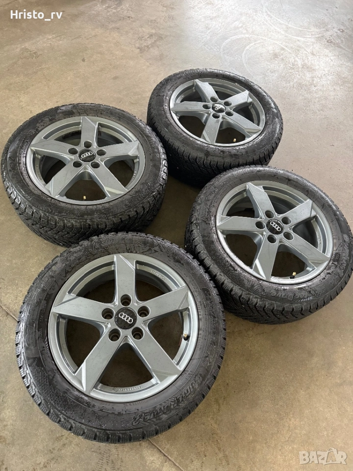 Джанти със зимни гуми 205/55/16 цола, снимка 1