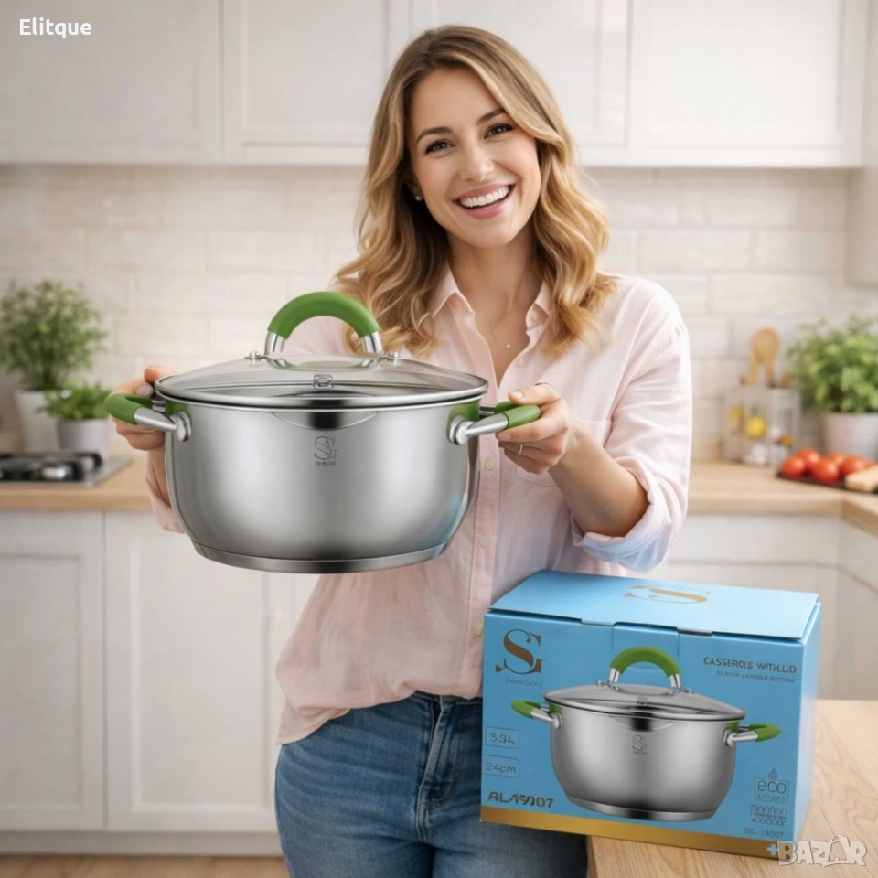 Swisgold Alana SG-19007 – Касерола с капак, която ще промени начина ви , снимка 1