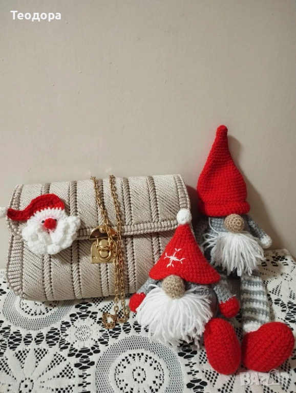 Ръчно изработена дамска чанта , снимка 1