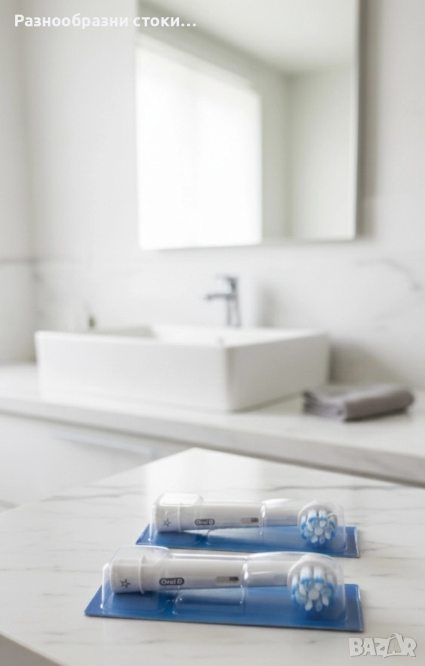Резервни глави (накрайници) за електрическа четка за зъби Oral-B, модел "Sensitive Clean"., снимка 1