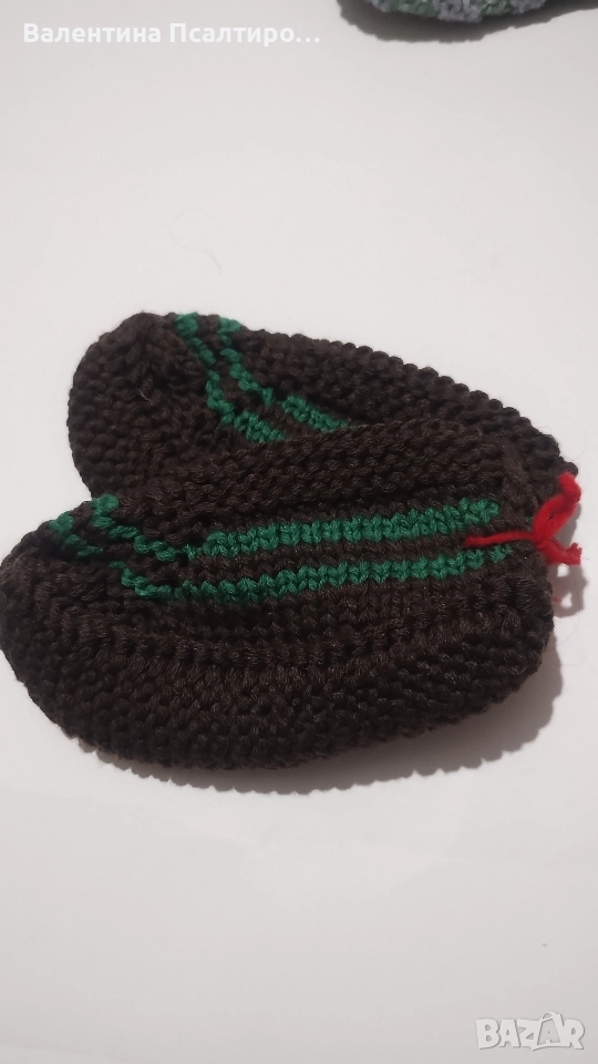 Детски плетени терлички, снимка 1