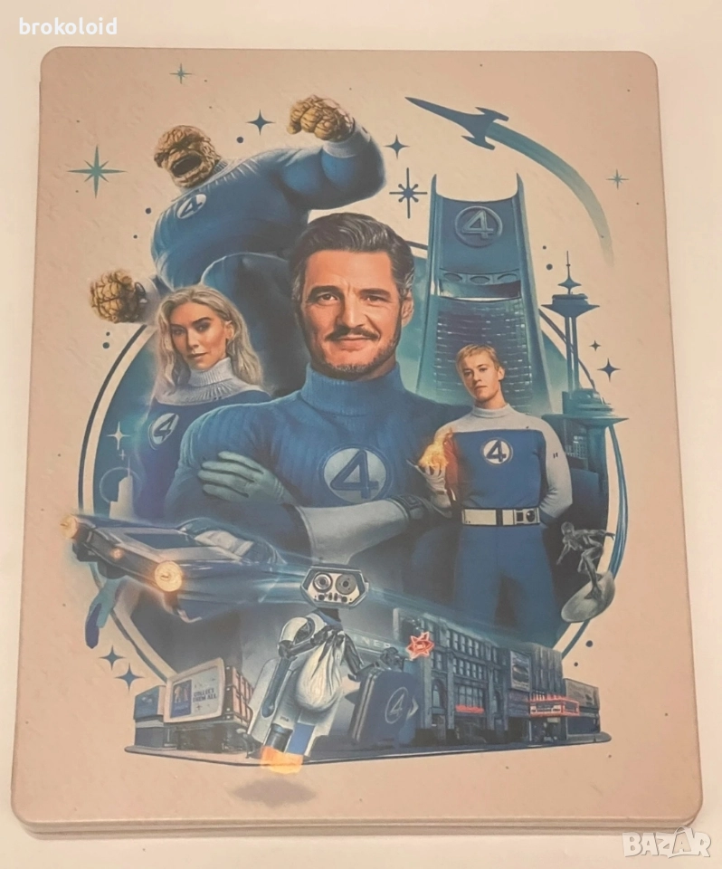fantastic four first steps 4K UltraHD steelbook blu ray стийлбуук, снимка 1