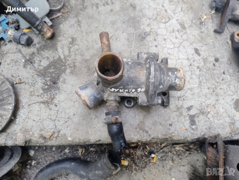 Тяло - Фланец Термостат За Фиат Дукато 2.5Д 1990г / Fiat Ducato 2.5D 1990y, снимка 1