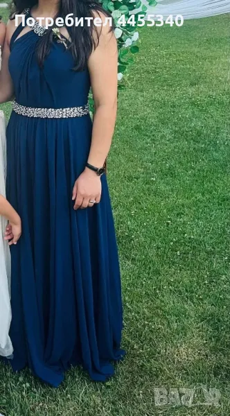 Продавам официална рокля, носена веднъж за повод, р-р хс/с. в отлично състояние. , снимка 1