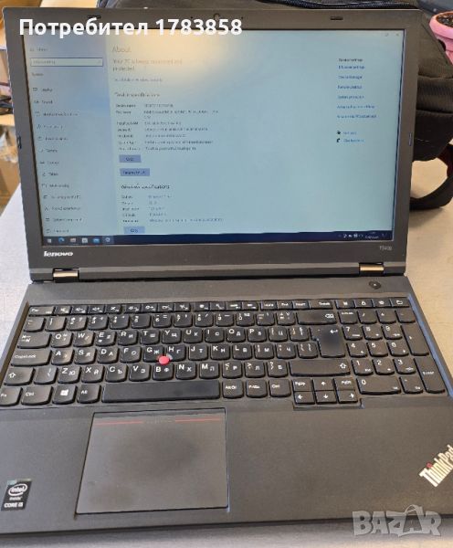 Lenovo T540p, I5, 8Gb Ram, 500Gb HDD, снимка 1