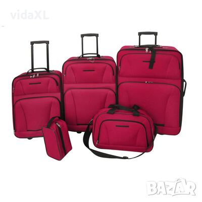 vidaXL Комплект за път, 5 части , цвят червен(SKU:90155, снимка 1