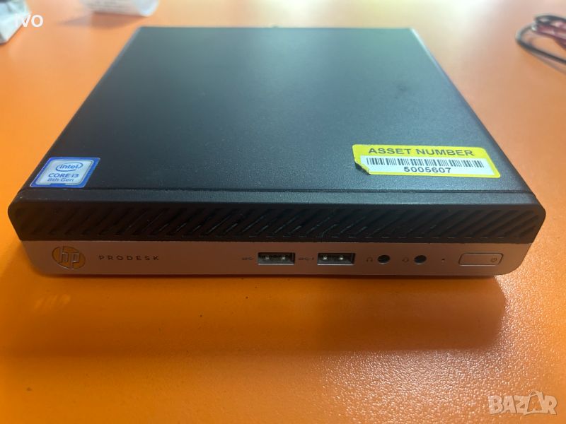 HP ProDesk 400 G5 Mini / i3 8100T / 16GB / 256GB NVMe, снимка 1