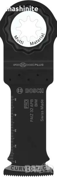 Нож PRO PAIZ 32 APB за многофункционален инструмент, 32 x 60 mm за дърво и метал Bosch, снимка 1