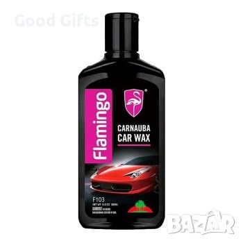 Течна полирпаста Carnauba Car Wax FLAMINGO, снимка 1