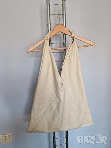 Страхотна дамска чанта естествена кожа, снимка 3 - Чанти - 50826086