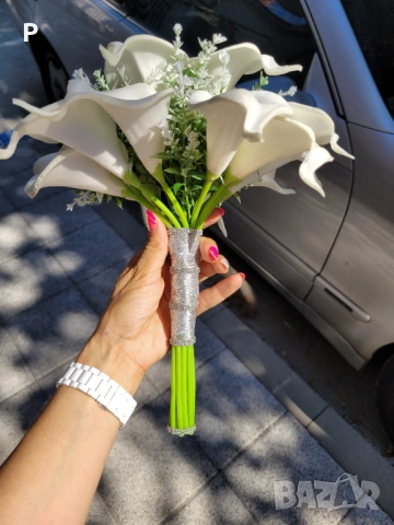 Изработка на сватбени аксесоари(книга,кутия за пари , кошница , букет , снимка 13 - Сватбени аксесоари - 54109704