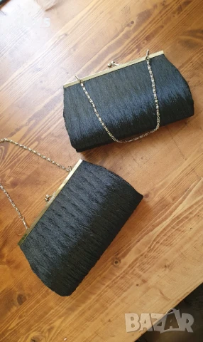 Черна чанта Клъч - Нова - 6 броя