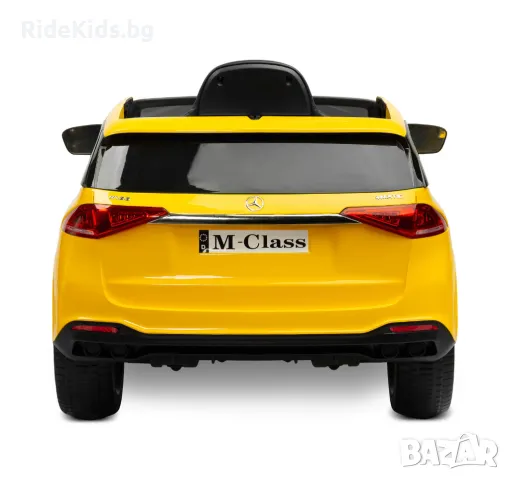 Луксозна детска акумулаторна кола MERCEDES W166 – Жълт, с дистанционно и LED светлини, снимка 10 - Детски велосипеди, триколки и коли - 49975544