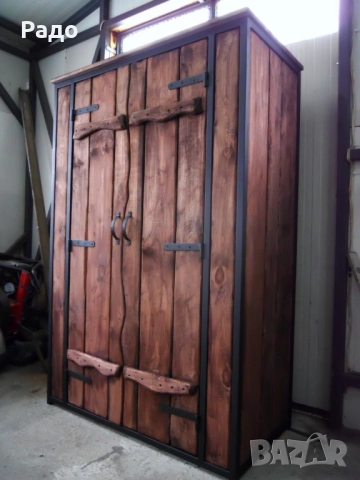 Мебели от дърво и желязо, снимка 14 - Скринове - 45481967