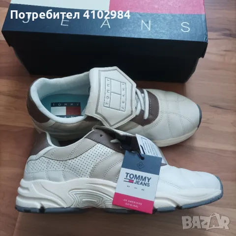 Tommy Hilfiger N42 естествена кожа маратонки , снимка 1 - Маратонки - 46942575