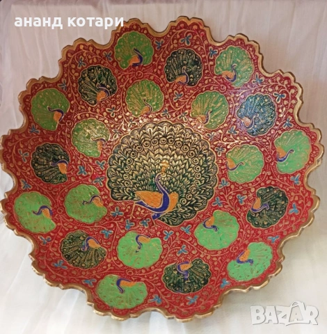 Плодова купа от месинг, снимка 2 - Декорация за дома - 38387573