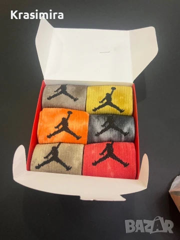 🧦 Комплект Air Jordan чорапи – 6 чифта  Стилни  , снимка 2 - Други - 51266301