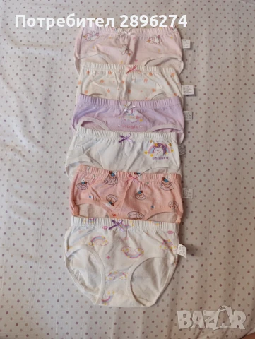  Гащички за момиченца, 3-4 г., снимка 3 - Детско бельо и бански  - 50929817
