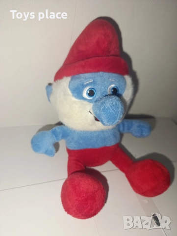 Плюшена играчка татко Smurf татко смърф, снимка 4 - Плюшени играчки - 52723084