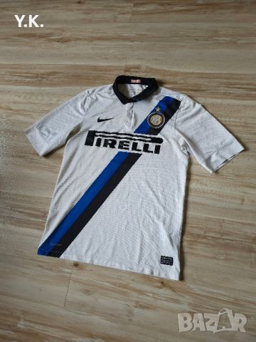 Оригинална мъжка тениска Nike Dri-Fit x F.C. Inter / Season 11-12 (Away), снимка 2 - Тениски - 45665652
