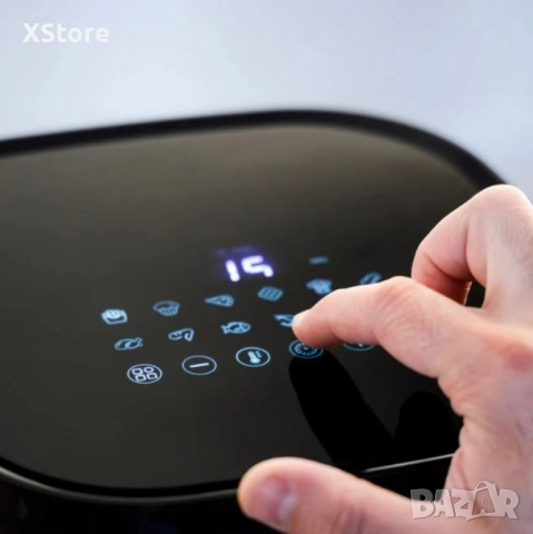 Фритюрник без масло Solac Léviter Digital 5 – 1500W, 5L, 12 програми, дигитален дисплей, снимка 4 - Фритюрници - 52437332