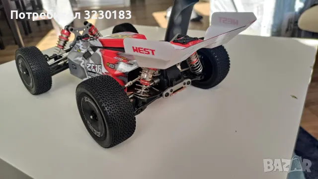  Количка с дистанционно 4x4 WLtoys 144001, снимка 8 - Дронове и аксесоари - 48379560