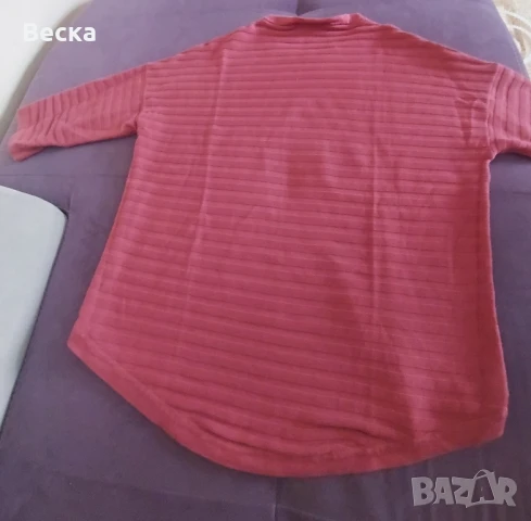 дамска плетена блуза, снимка 2 - Блузи с дълъг ръкав и пуловери - 50671245