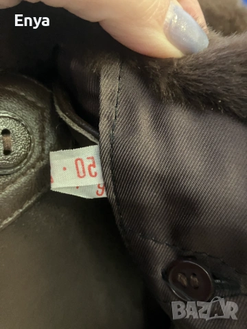 Кожена шуба от естествена кожа, снимка 7 - Палта - 53210951