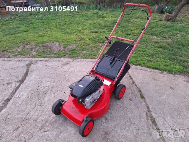 Косачка Briggs ALKO 4.5к.с. 48см самоходна мулчираща с кош