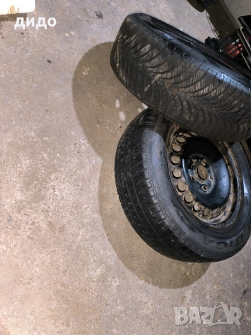 Продавам два броя джанти с гуми 15" за пасат б5, снимка 5 - Гуми и джанти - 52606633