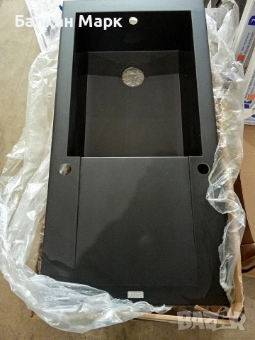 Кухненска мивка CAREA Dukkah (98х50 см) – Черна