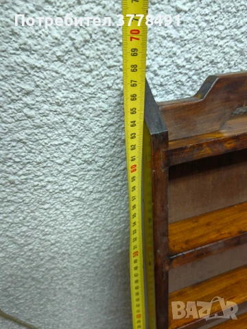 Дъбова етажерка за подправки, снимка 5 - Етажерки - 54269378