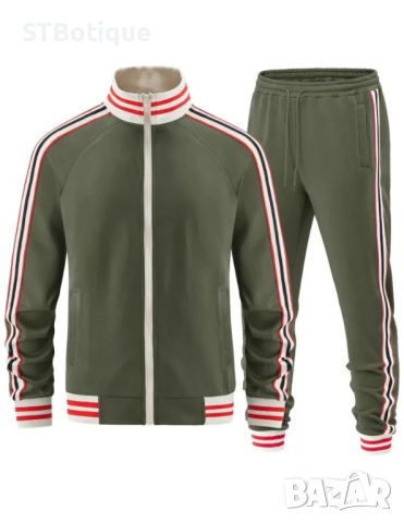 ❄️🧥Мъжки Спортен Комплект – Тъмно синьо , Кралско синьо Армейско зелено ,Черно | STBoutique❄️💥, снимка 9 - Спортни дрехи, екипи - 52079173