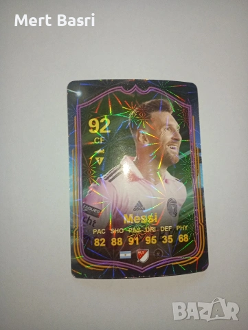 Topps Finest MLS - Lionel Messi картичка, снимка 2 - Нумизматика и бонистика - 54281706