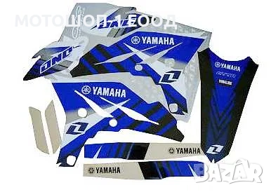 НОВ Комплект Лепенки Стикери на ONE INDUSTRIES 2010-13 Yamaha YZ250F