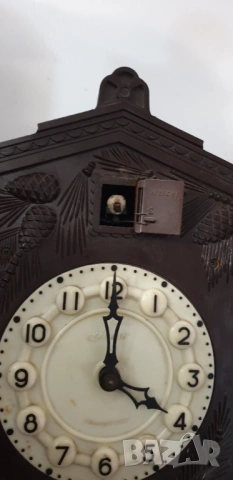 Часовник с кукувица маяк- работещ, снимка 5 - Антикварни и старинни предмети - 53965120