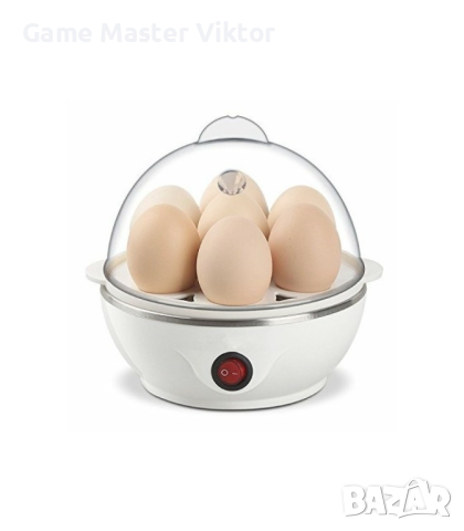 Яйцеварка с пара за 7 или 14 яйца с таймер, снимка 1 - Съдове за готвене - 44986934