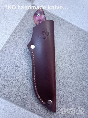 Ръчно изработен ловен нож от марка KD handmade knives ловни ножове, снимка 5 - Ножове - 52860087