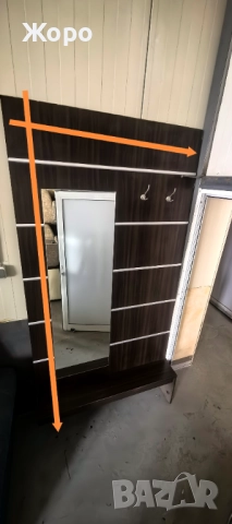 Портманто с огледало и закачалки, снимка 5 - Тоалетки - 52128133