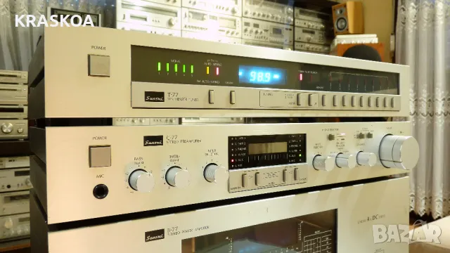 SANSUI B-77 & C-77 & T-77, снимка 9 - Ресийвъри, усилватели, смесителни пултове - 47123202