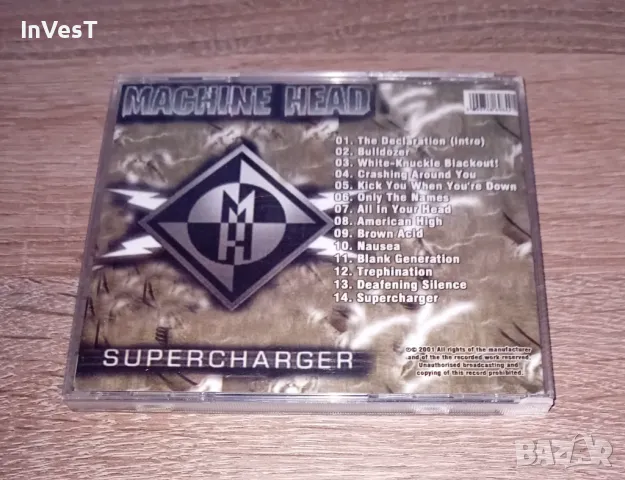 Диск на Machine Head - Supercharger , снимка 3 - Аудио касети - 48762546