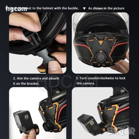GARV Chin Mount Xtype . Стойка за брадичката на Мотокаска, снимка 9 - Чанти, стативи, аксесоари - 50487208