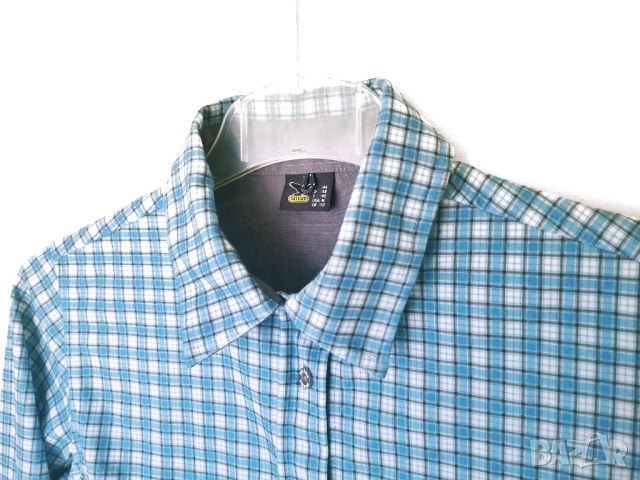 Salewa Polarlite Flannel / M* / дамска спортна ергономична поларена риза / състояние: ново, снимка 13 - Ризи - 45357445