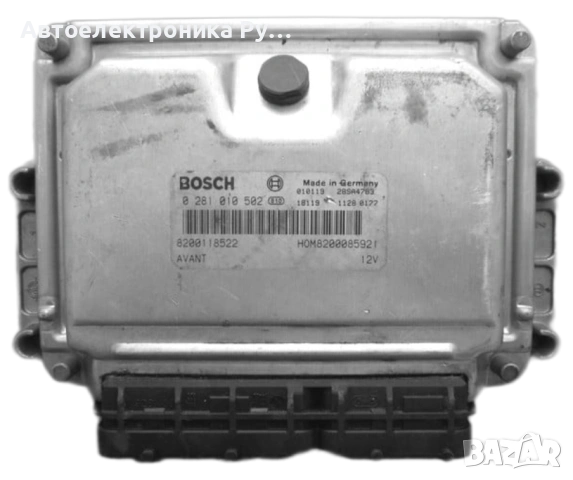 Компютър RENAULT MEGANE KANGOO 1.9 TDI BOSCH, 0 281 010 502, 0281010502, HOM, 8200085921, 8200199718