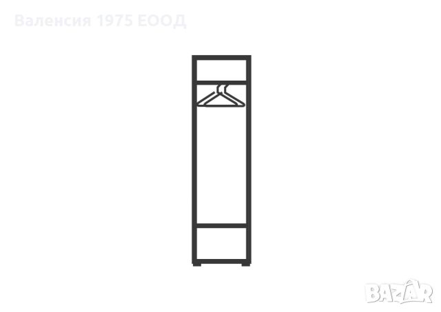 Еднокрил гардероб Ава 1, снимка 7 - Гардероби - 29589739