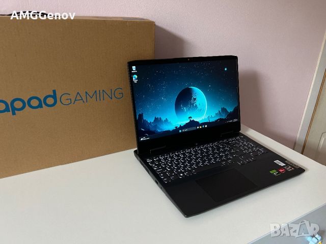 15.6’FHD IPS 120HZ/Ryzen 5-6600H/RTX3050/Lenovo Gaming/512GB SSD/16GB, снимка 3 - Лаптопи за игри - 45965099