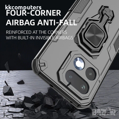 Калъф за Realme 16 Pro 5G с Въртящ се Пръстен - PC+TPU, 360° стойка, Магнитен, 5 цвята, снимка 6 - Калъфи, кейсове - 54155818