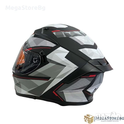 Каска за мотор 108 - размер M - Matt Black/Red, снимка 4 - Аксесоари и консумативи - 50576622