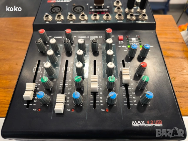 Миксер смесител пулт за музика Mark max 