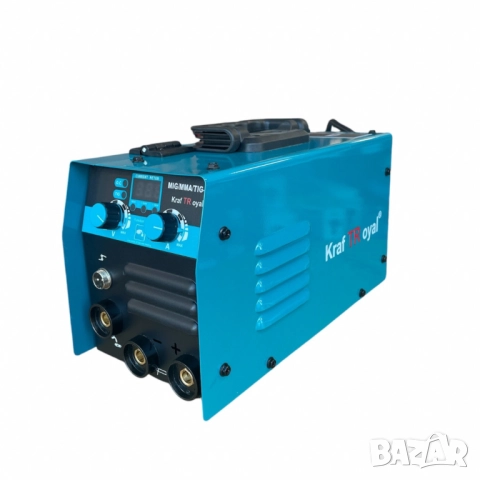 Инверторен електрожен с телоподаващо KraftRoyal – 2 в 1 MIG/MMA заваръчен апарат, снимка 3 - Друга електроника - 52060329